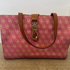 Dooney & Bourke Pink Monogram Tote